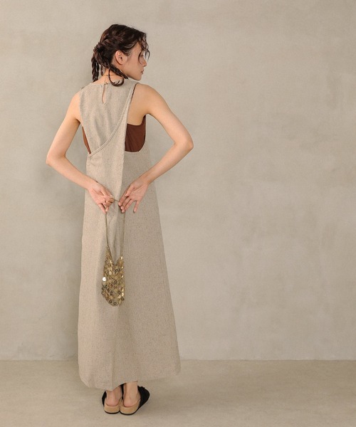 新品未使用　でも訳あり　ローヘン lohen バックフォルムロングワンピース DRESSES – LOHEN