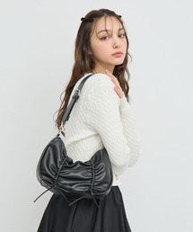 INGNI | リボンギャザーショルダーバッグ(ハンドバッグ)