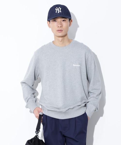 Apo(s)tureロゴクルーネックスウェット（スウェット）｜Apo(s)ture（アポスチャー） 6,653円