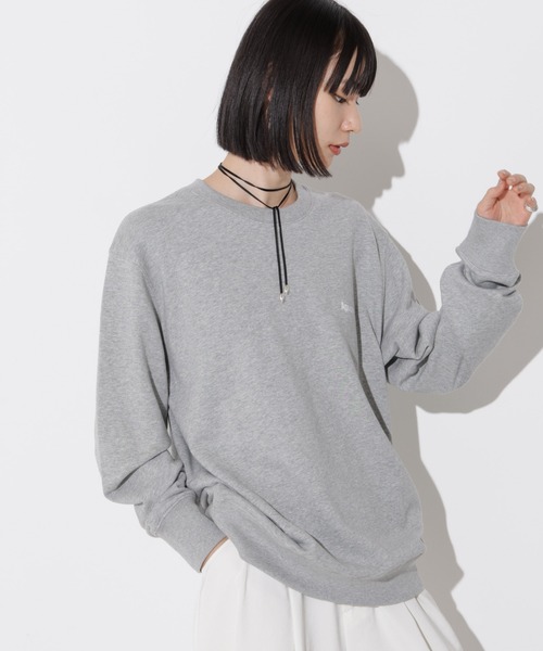 Apo(s)ture(アポスチャー)の「Apo(s)tureロゴクルーネックスウェット(スウェット・メンズ・ホワイト/ブラック/グレー・S/M/L/XL)」の12枚目の写真