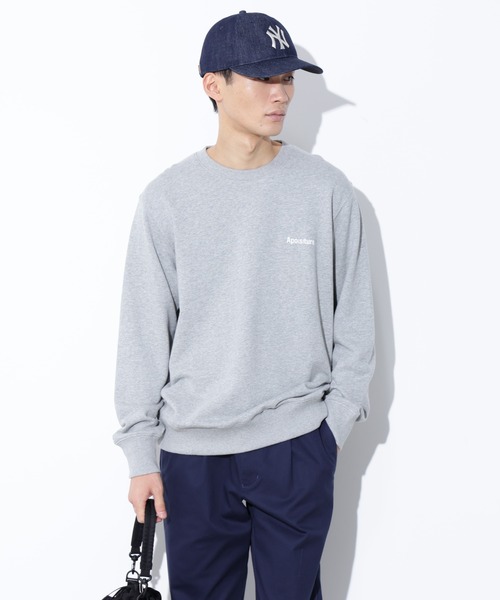 Apo(s)tureロゴクルーネックスウェット（スウェット）｜Apo(s)ture（ア