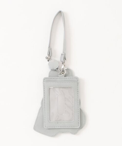 salle de bal（サルデバル）の「POLAR BEAR BANK / ポーラーベアバンク ダイカット刺繍リールパス パスケース PBB 042 MMI（パスケース・レディース・ブラック/グレイッシュベージュ/ピンク/ライトグレー・FREE）」の5枚目の写真