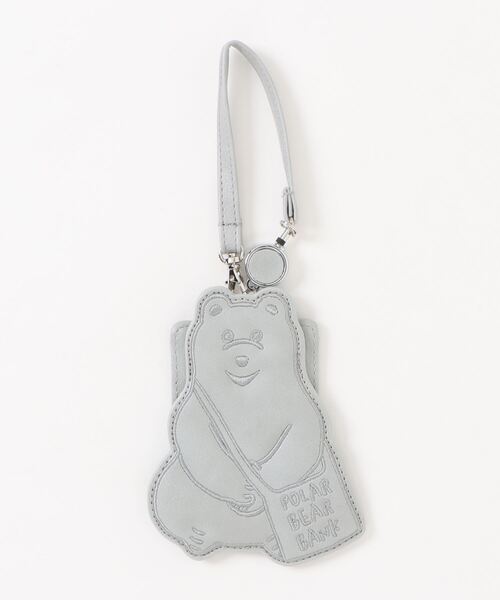 salle de bal（サルデバル）の「POLAR BEAR BANK / ポーラーベアバンク ダイカット刺繍リールパス パスケース PBB 042 MMI（パスケース・レディース・ブラック/グレイッシュベージュ/ピンク/ライトグレー・FREE）」の7枚目の写真