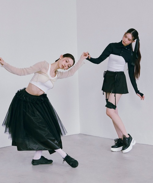 EVOL(イーボル)の「【XS-LLサイズ展開・軽量】厚底レースアップシューズ IY5713(スニーカー・レディース・ホワイト/ブラック・LL/S/M/L/XS)」の22枚目の写真