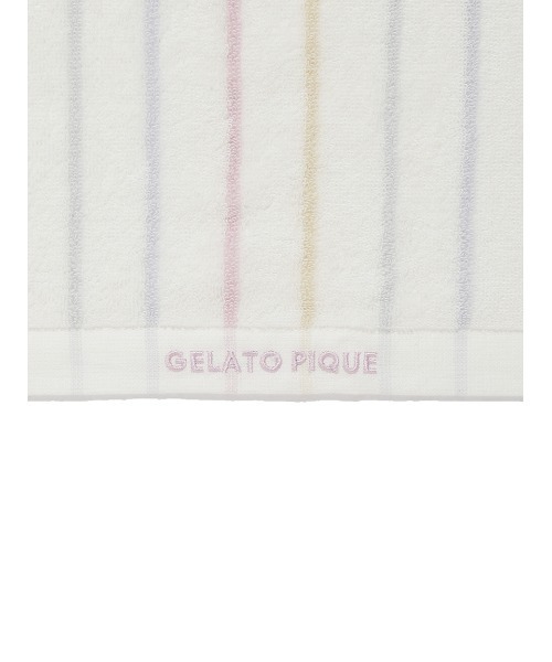 カラフルストライプスバスタオル（タオル）｜gelato pique