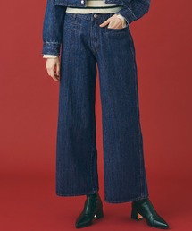 【WEB限定セール】ワイドデニムパンツ