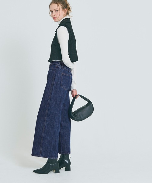 coca（coca）（コカ）の「【WEB限定セール】ワイドデニムパンツ（デニムパンツ・レディース・ブラック/ブルー・S/L/M）」の18枚目の写真
