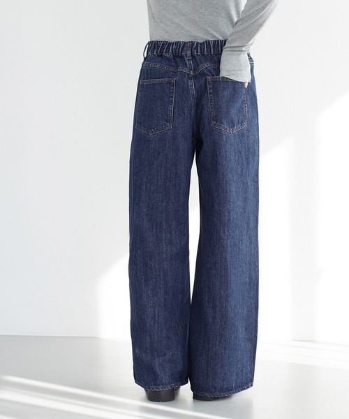 coca（coca）（コカ）の「【WEB限定セール】ワイドデニムパンツ（デニムパンツ・レディース・ブラック/ブルー・S/L/M）」の19枚目の写真