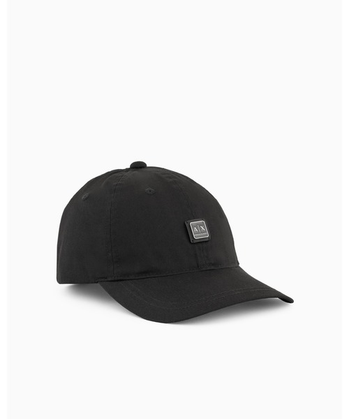ARMANI EXCHANGE(アルマーニエクスチェンジ)の「【A|X アルマーニ エクスチェンジ】<オンライン限定>ミニメタルロゴ パネルキャップ(キャップ・レディース・ブラック/ダークブラウン・FREE)」の7枚目の写真