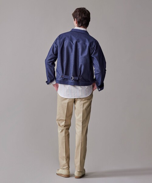 J.PRESS(ジェイプレス)の「【KANEMASA JERSEY】ジャージー デニムジャケット(デニムジャケット・メンズ・ブルー系・LARGE/MEDIUM/SMALL/X-LARGE)」の5枚目の写真