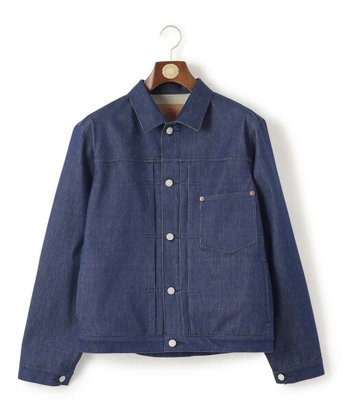 J.PRESS(ジェイプレス)の「【KANEMASA JERSEY】ジャージー デニムジャケット(デニムジャケット・メンズ・ブルー系・LARGE/MEDIUM/SMALL/X-LARGE)」の6枚目の写真