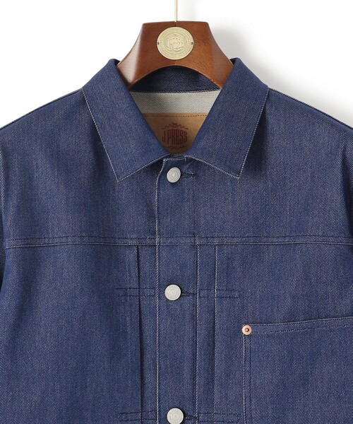 J.PRESS(ジェイプレス)の「【KANEMASA JERSEY】ジャージー デニムジャケット(デニムジャケット・メンズ・ブルー系・LARGE/MEDIUM/SMALL/X-LARGE)」の8枚目の写真