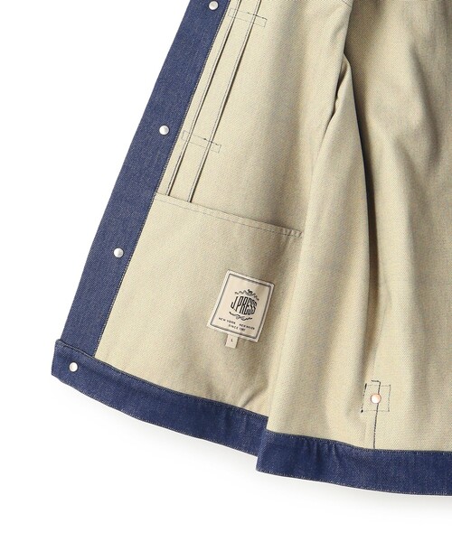 J.PRESS(ジェイプレス)の「【KANEMASA JERSEY】ジャージー デニムジャケット(デニムジャケット・メンズ・ブルー系・LARGE/MEDIUM/SMALL/X-LARGE)」の14枚目の写真