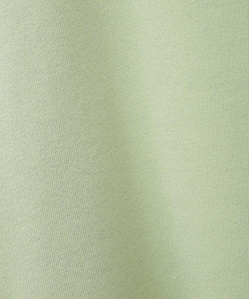 Green Parks(グリーンパークス)の「ショート丈ラメ裏毛ボートネックプルオーバー(スウェット・レディース・アイボリー/グリーン/グレー/イエロー/オレンジ・FREE)」の10枚目の写真