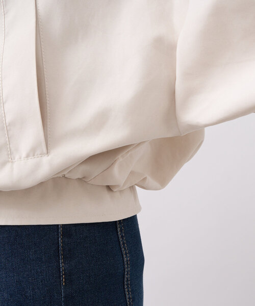 un dix cors（アンディコール）の「フード付きショートマンパ（マウンテンパーカー・レディース・アイボリー/カーキ/ブラック・FREE）」の18枚目の写真