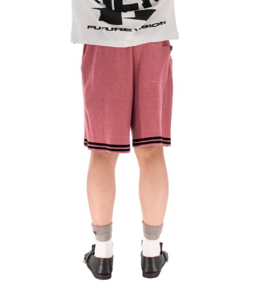 PHINGERIN（フィンガリン）の「PHINGERIN CORDY KNIT SHORTS (PD-251-KN-031)（その他パンツ・メンズ・ピンク・MEDIUM/LARGE）」の4枚目の写真
