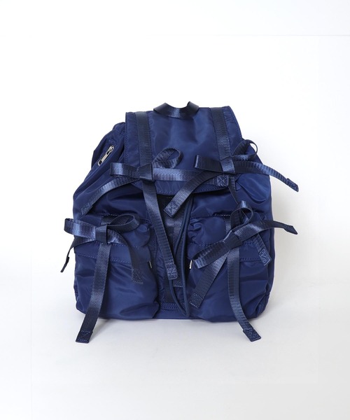 Casselini(キャセリーニ)の「【Casselini】リボンバックパック @(バックパック/リュック・レディース・ブラック/カーキ/ブルー・FREE)」の17枚目の写真