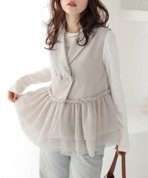 AMELY | チュールドッキング テーラージレ(ベスト)