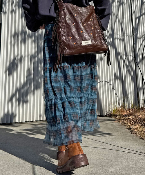 CIAOPANIC（チャオパニック）の「チュールティアードバルーンスカート（スカート・レディース・ピンク/オレンジ/ブルー/グリーン・ONE SIZE）」の5枚目の写真