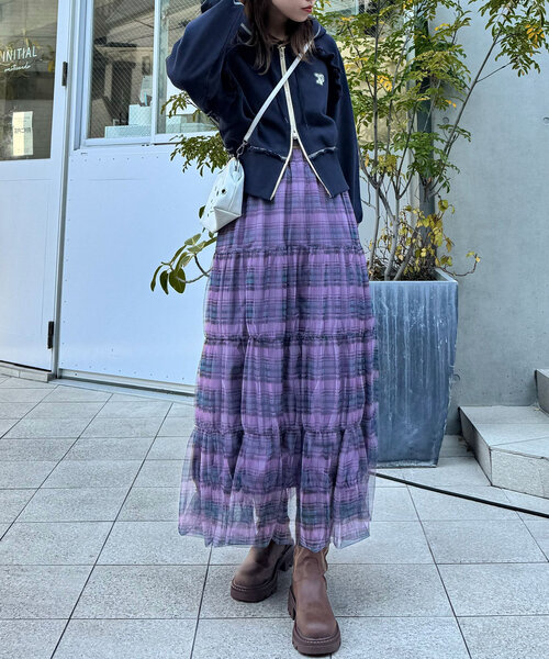 CIAOPANIC（チャオパニック）の「チュールティアードバルーンスカート（スカート・レディース・ピンク/オレンジ/ブルー/グリーン・ONE SIZE）」の16枚目の写真