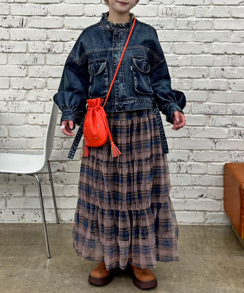 CIAOPANIC（チャオパニック）の「チュールティアードバルーンスカート（スカート・レディース・ピンク/オレンジ/ブルー/グリーン・ONE SIZE）」の22枚目の写真