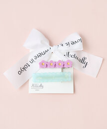 BIRTHDAY BAR | KIDS HAIR PIN　フラワーともくもく(ヘアピン)