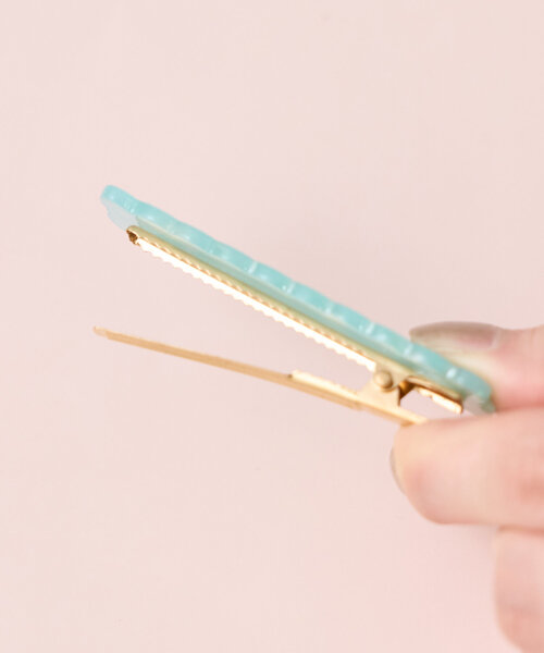 BIRTHDAY BAR(バースデイバー)の「KIDS HAIR PIN フラワーともくもく(ヘアピン・レディース・パープル/ホワイト・0)」の10枚目の写真