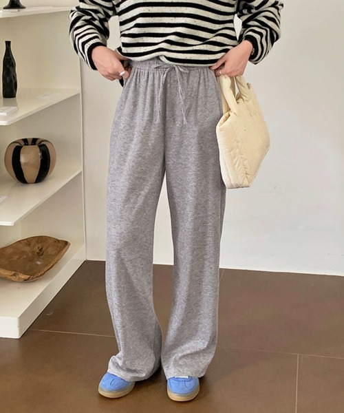 Kuroba（クロバ）の「イージーセミワイドパンツ（その他パンツ・レディース・グレー/ダークグレー/ライトベージュ/ブラック・M/L）」の16枚目の写真