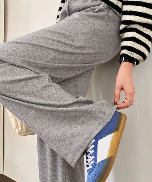 Kuroba（クロバ）の「イージーセミワイドパンツ（その他パンツ・レディース・グレー/ダークグレー/ライトベージュ/ブラック・M/L）」の18枚目の写真