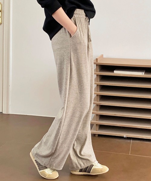 Kuroba（クロバ）の「イージーセミワイドパンツ（その他パンツ・レディース・グレー/ダークグレー/ライトベージュ/ブラック・M/L）」の22枚目の写真