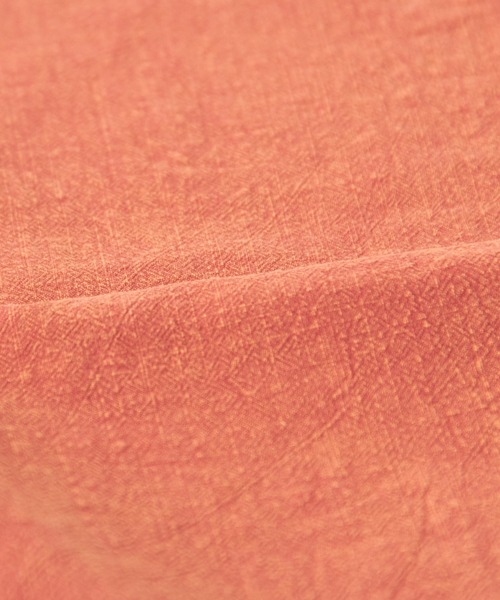 CUBE SUGAR（キューブシュガー）の「パウダー加工異素材切替裾ドロストプルオーバー（Tシャツ/カットソー・レディース・マルチ/スミクロ/サックスブルー/カーキ/レッド・M）」の11枚目の写真