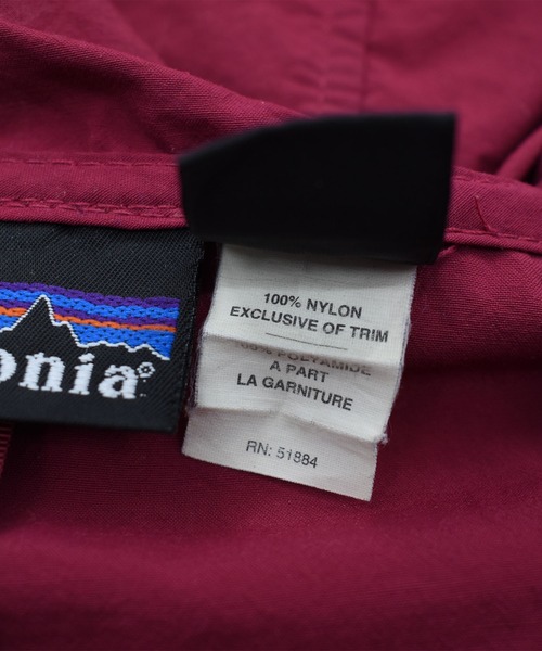patagonia(パタゴニア)の「【ヴィンテージ古着】90’s Patagonia アノラックパーカー USA製(マウンテンパーカー・メンズ・レッド・LARGE)」の8枚目の写真
