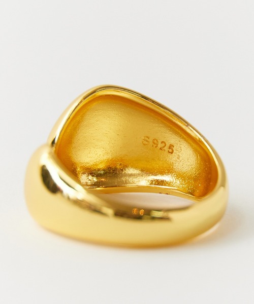 ROOPTOKYO(ループトウキョウ)の「OKUOKU 0909/オクオク シンプル デザイン リング フリーサイズ oku-ring-646668835013-4A N 秋物 秋服 2026年秋冬(リング・レディース・ゴールド/シルバー・FREE)」の5枚目の写真
