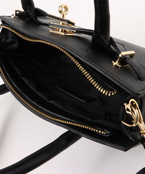 AULENTTI(オウレンティ)の「【AULENTTI(オーレンティ)】TOTE BAG SMALL(トートバッグ・レディース・ブラック/ダークブラウン・FREE)」の5枚目の写真