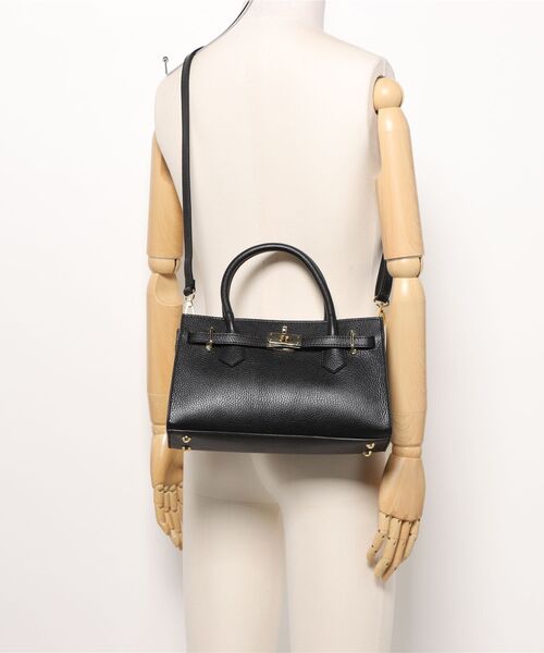 AULENTTI(オウレンティ)の「【AULENTTI(オーレンティ)】TOTE BAG SMALL(トートバッグ・レディース・ブラック/ダークブラウン・FREE)」の6枚目の写真