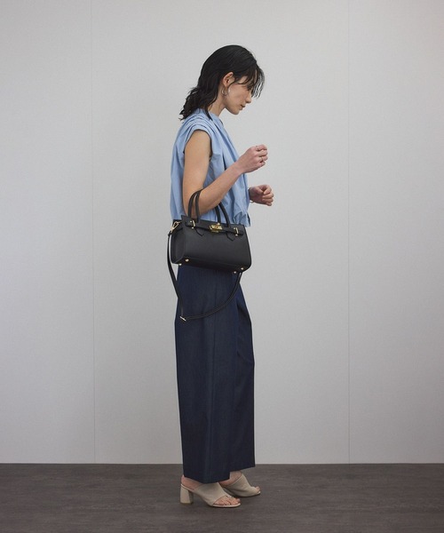 AULENTTI(オウレンティ)の「【AULENTTI(オーレンティ)】TOTE BAG SMALL(トートバッグ・レディース・ブラック/ダークブラウン・FREE)」の18枚目の写真