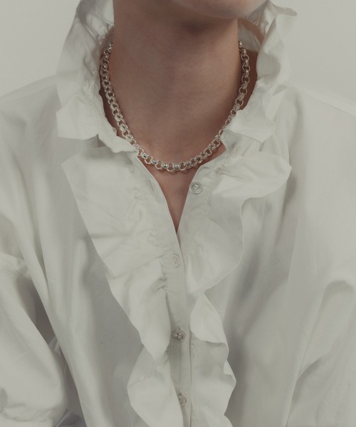 whoseA(フーシー)の「RollChainNecklace/ロールチェーンネックレス(ネックレス・メンズ・シルバー・FREE)」の10枚目の写真