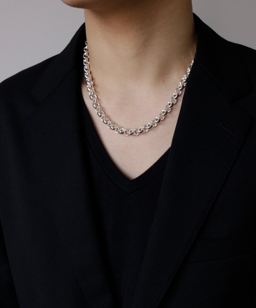 whoseA(フーシー)の「RollChainNecklace/ロールチェーンネックレス(ネックレス・メンズ・シルバー・FREE)」の11枚目の写真