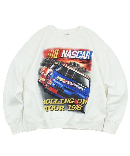 VINTAGE(ヴィンテージ)の「【ヴィンテージ古着】90’s DELTA “NASCAR TOUR 1998” レーシング スウェット USA製(スウェット・メンズ・ホワイト・X-LARGE)」の1枚目の写真