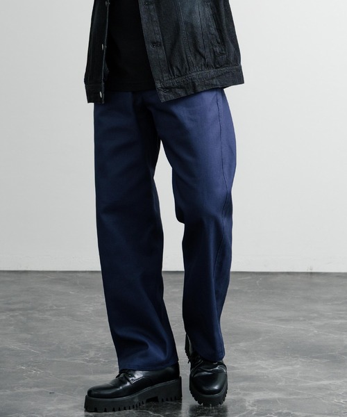 Rocky Monroe（ロッキーモンロー）の「ワイドツイストチノトラウザー（チノパンツ・メンズ・ベージュ/ブラック/ネイビー/モスグリーン・マルチサイズ）」の17枚目の写真