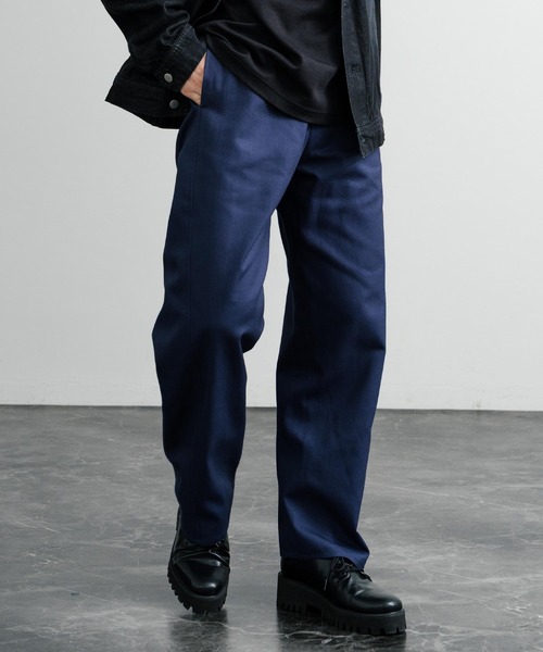 Rocky Monroe（ロッキーモンロー）の「ワイドツイストチノトラウザー（チノパンツ・メンズ・ベージュ/ブラック/ネイビー/モスグリーン・マルチサイズ）」の18枚目の写真