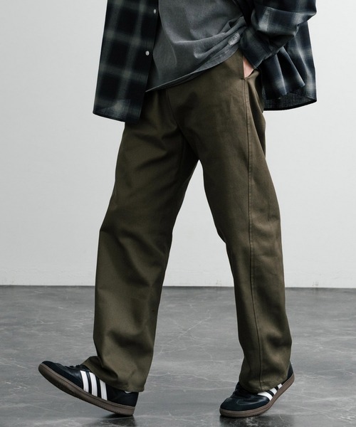 Rocky Monroe（ロッキーモンロー）の「ワイドツイストチノトラウザー（チノパンツ・メンズ・ベージュ/ブラック/ネイビー/モスグリーン・マルチサイズ）」の13枚目の写真