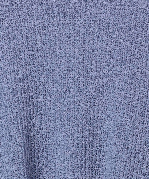 ウポ　120 セール】5ゲージメッシュドルマンプルオーバー 243143（ニット