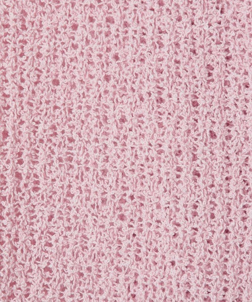 LEPSIM（レプシィム）の「5ゲージメッシュドルマンプルオーバー　243143（ニット/セーター・レディース・ブラック/グレイッシュベージュ/コーラル/ブルーパープル/ホワイト×ブラック/ピンク・FREE）」の7枚目の写真