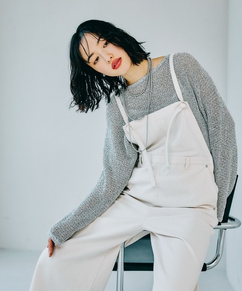 LEPSIM（レプシィム）の「5ゲージメッシュドルマンプルオーバー 243143