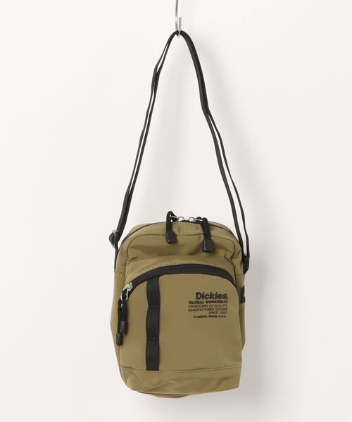 Dickies ベージュ ショルダーバッグ　ぽん DICKIES/ディッキーズ AUTHENTIC SQUARE SHOULDER BAG