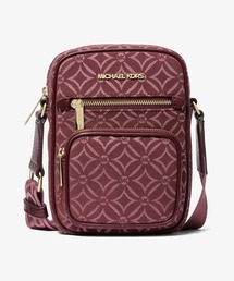 JET SET ITEM メタリック ロゴ ジャカード クロスボディ ミディアム