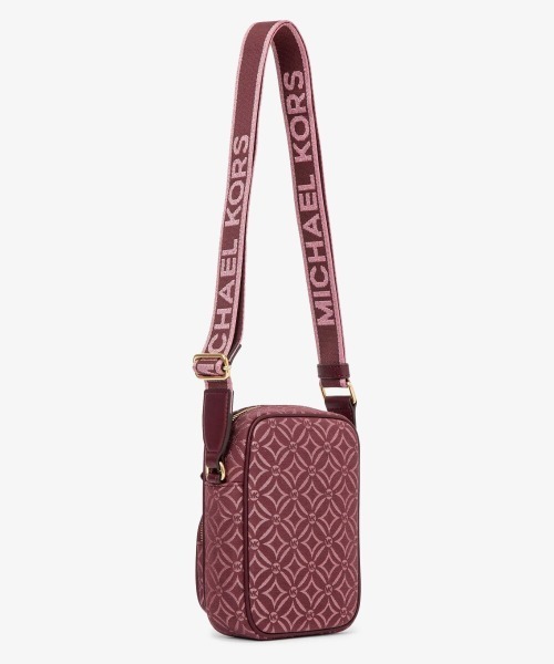 MICHAEL KORS(マイケルコース)の「JET SET ITEM メタリック ロゴ ジャカード クロスボディ ミディアム(ショルダーバッグ・レディース・レッド系その他・FREE)」の8枚目の写真