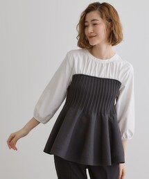 grove | ニットビスチェドッキングシャツ(Tシャツ/カットソー)