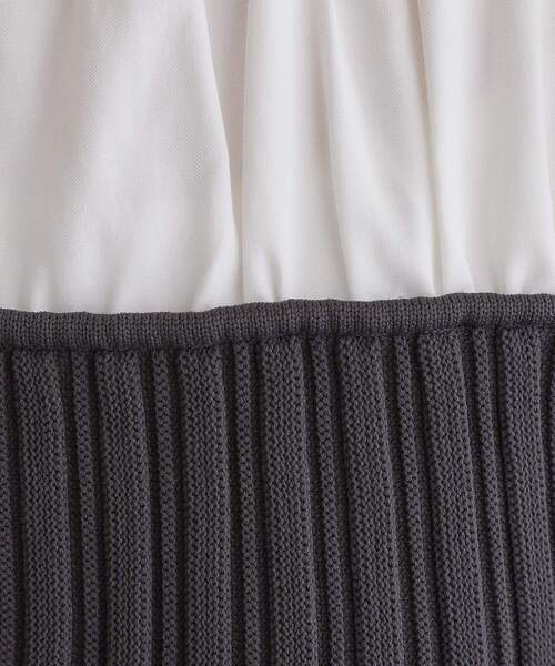 grove（グローブ）の「ニットビスチェドッキングシャツ（Tシャツ/カットソー・レディース・チャコールグレー/ネイビー・02/03/04/01/05）」の6枚目の写真